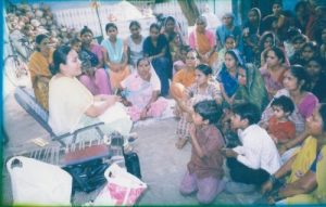 47 Meeting with community members in Ahmedabad Slums