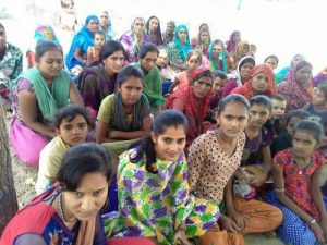 68 Adolescent Girls participating in Menstrual Health Awarenes programme