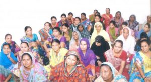 Community women in Ahmedabad work area